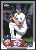 2023 Topps Chrome Refractors #12 Jacob deGrom (15-LL9-MLBRANGERS)