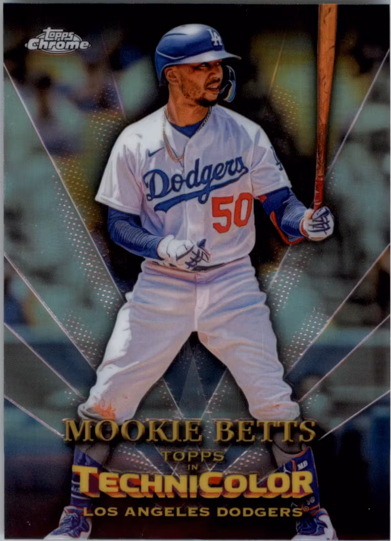 2023 Topps Chrome Topps In Technicolor #TT22 Mookie Betts (15-LL11-MLBDODGERS)