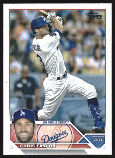 2023 Topps Rainbow Foil #562 Chris Taylor (12-LL10-MLBDODGERS)
