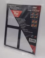 35PT 4-Card Black Border UV ONE-TOUCH Magnetic Holder