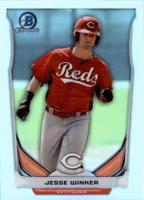 2014 Bowman Chrome Draft Top Prospects Refractors #CTP25 Jesse Winker (15-MM2-MLBREDS)