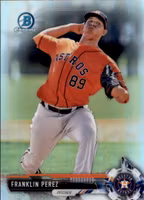 2017 Bowman Chrome Draft Refractors #BDC5 Franklin Perez (15-MM2-MLBASTROS)