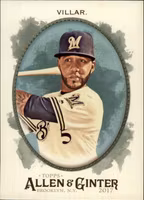 2017 Topps Allen and Ginter Hot Box Foil #260 Jonathan Villar (12-MM2-MLBBREWERS)