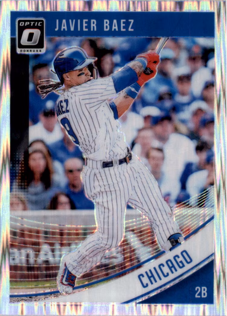 2018 Donruss Optic Shock #75 Javier Baez (15-MM2-MLBCUBS)