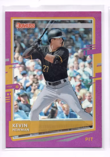 2020 Donruss Holo Purple #153 Kevin Newman (12-MM2-MLBPIRATES)