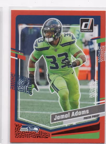 2023 Donruss Press Proof Red #259 Jamal Adams (15-LL12-NFLSEAHAWKS)