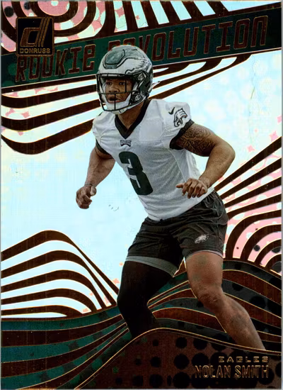 2023 Donruss Rookie Revolution #22 Nolan Smith (15-LL6-NFLEAGLES)