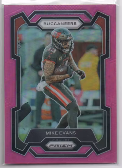 2023 Panini Prizm Prizms Pink #279 Mike Evans (15-LL12-NFLBUCCANEERS)
