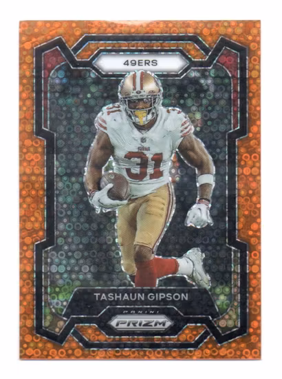 2023 Panini Prizm Prizms Orange Disco #273 Tashaun Gipson (15-MM1-NBA49ERS)