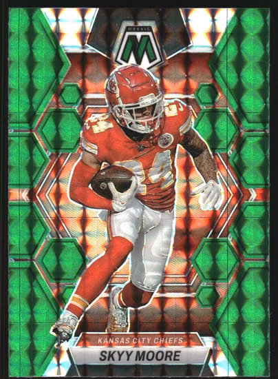 2023 Panini Mosaic Mosaic Green #111 Skyy Moore (15-LL7-NFLCHIEFS)