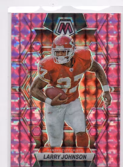 2023 Panini Mosaic Mosaic Camo Pink #117 Larry Johnson (15-LL13-NFLCHIEFS)