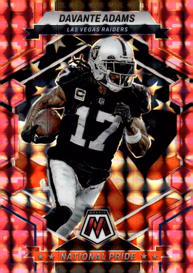 2023 Panini Mosaic Mosaic Camo Pink #266 Davante Adams NP (15-LL10-NFLRAIDERS)