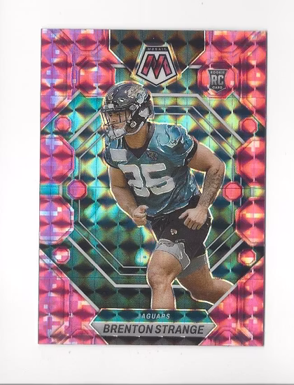 2023 Panini Mosaic Mosaic Camo Pink #286 Brenton Strange (15-LL11-NFLJAGUARS)