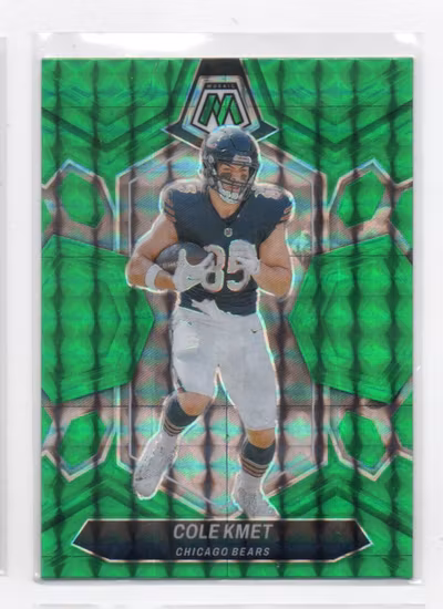 2024 Panini Mosaic Mosaic Green #40 Cole Kmet (15-LL13-NFLBEARS)