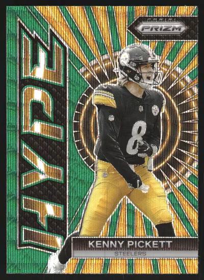 2023 Panini Prizm Hype Prizms Green Wave #5 Kenny Pickett (30-LL10-NFLSTEELERS)