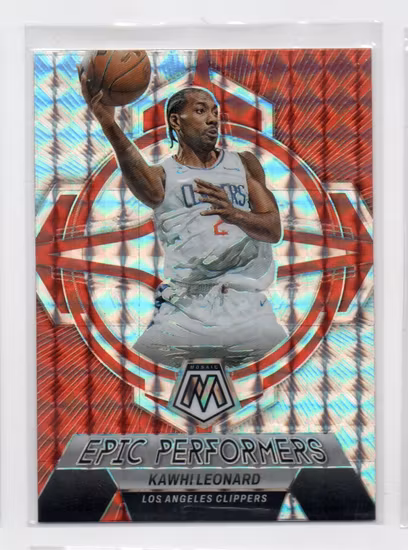 2022-23 Panini Mosaic Epic Performers Mosaic #18 Kawhi Leonard (20-MM3-NBACLIPPERS)