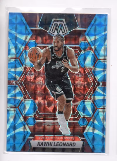 2022-23 Panini Mosaic Mosaic Reactive Blue #118 Kawhi Leonard (30-MM6-NBACLIPPERS)