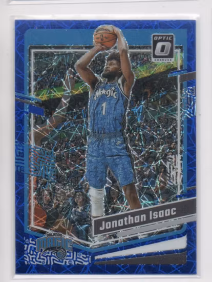2023-24 Donruss Optic Blue Velocity #37 Jonathan Isaac (15-MM1-NBAMAGIC)