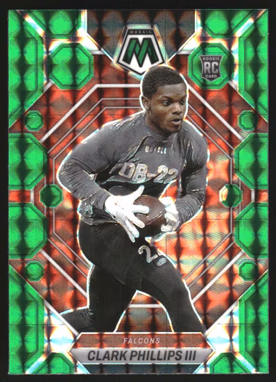 2023 Panini Mosaic Mosaic Green #301 Clark Phillips III (12-LL7-NFLFALCONS)