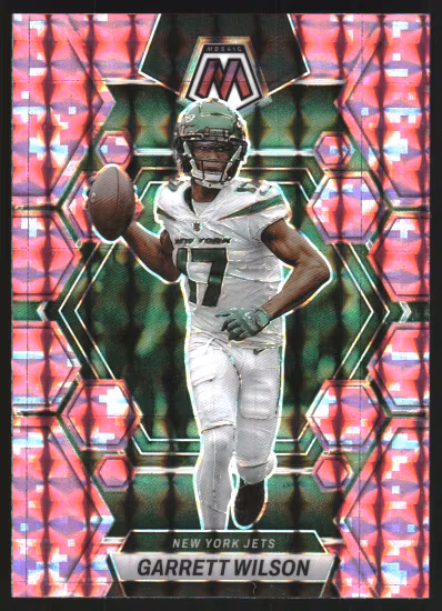 2023 Panini Mosaic Mosaic Camo Pink #75 Garrett Wilson (20-LL10-NFLJETS)