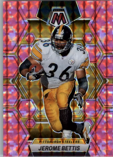 2023 Panini Mosaic Mosaic Camo Pink #209 Jerome Bettis (20-LL11-NFLSTEELERS)