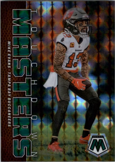 2023 Panini Mosaic Touchdown Masters Mosaic Green #9 Mike Evans (20-LL6-NFLBUCCANEERS)
