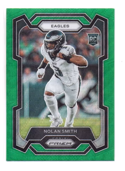 2023 Panini Prizm Prizms Green Wave #382 Nolan Smith (20-LL12-NFLEAGLES)