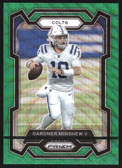 2023 Panini Prizm Prizms Green Wave #126 Gardner Minshew II (20-LL7-NFLCOLTS)