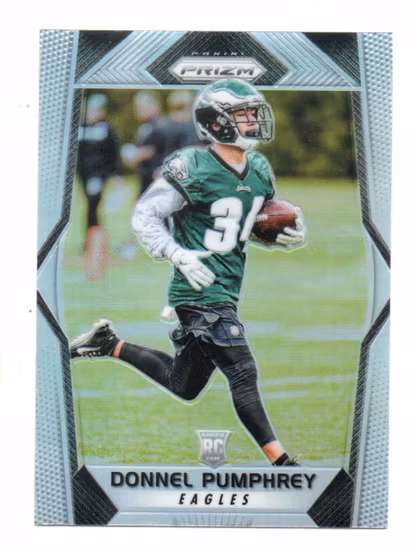 2017 Panini Prizm #217 Donnel Pumphrey RC (15-LL14-NFLEAGLES)