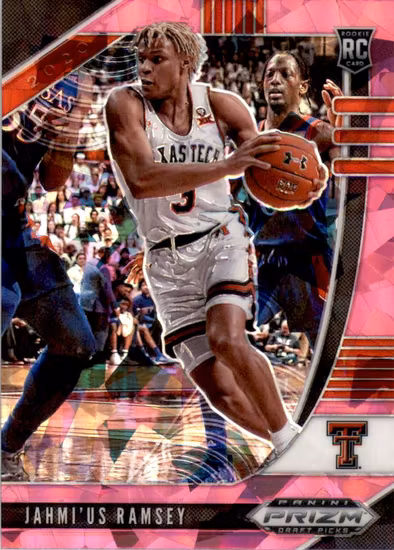 2020-21 Panini Prizm Draft Picks Prizms Pink Ice #65 Jahmi'us Ramsey (15-NN2-NBAOTHERS)