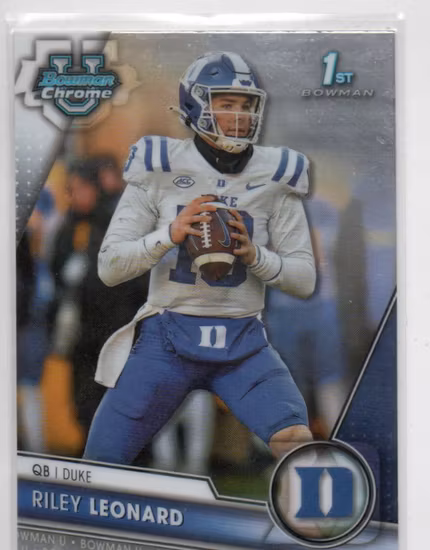 2023 Bowman Chrome University #6 Riley Leonard (15-MM3-NFLOTHERS)