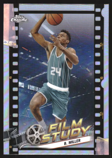 2023-24 Topps Chrome Film Study #FS14 Brandon Miller (25-KK12-NBAHORNETS)