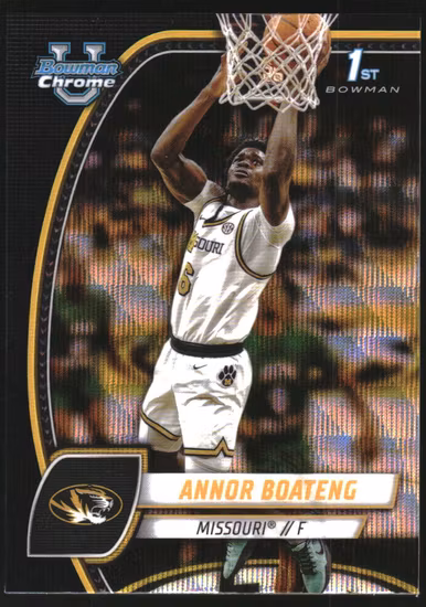 2024-25 Bowman Chrome University Black Wave Refractors #7 Annor Boateng (20-NN2-NBAOTHERS)