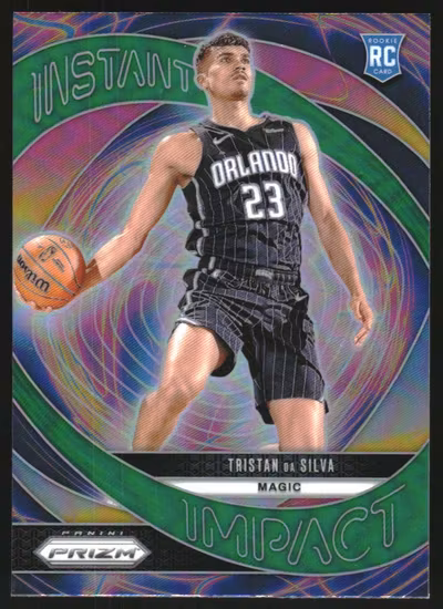 2024-25 Panini Prizm Instant Impact Prizms Green #20 Tristan da Silva (25-NN2-NBAMAGIC)