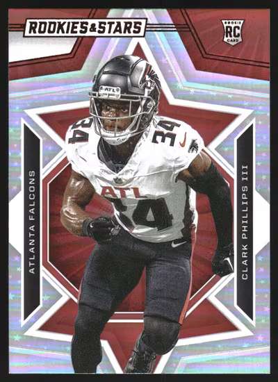 2023 Rookies and Stars Longevity #121 Clark Phillips III (20-LL11-NFLFALCONS)