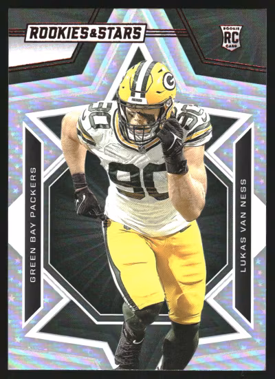 2023 Rookies and Stars Longevity #162 Lukas Van Ness (30-LL11-NFLPACKERS)