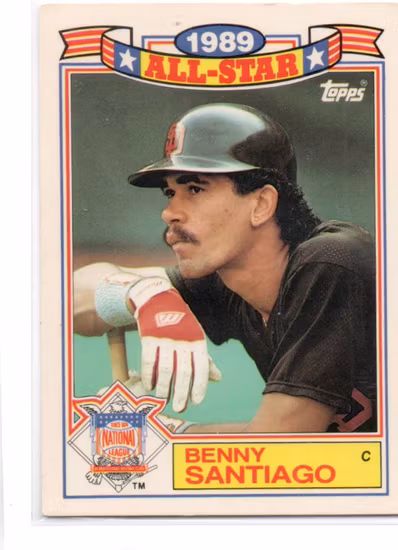 1990 Topps Glossy All-Stars #9 Benny Santiago (10-OO5-MLBOTHERS)