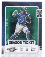 2021 Panini Contenders Optic Green Wave #18 Salvador Perez (15-LL14-MLBROYALS)