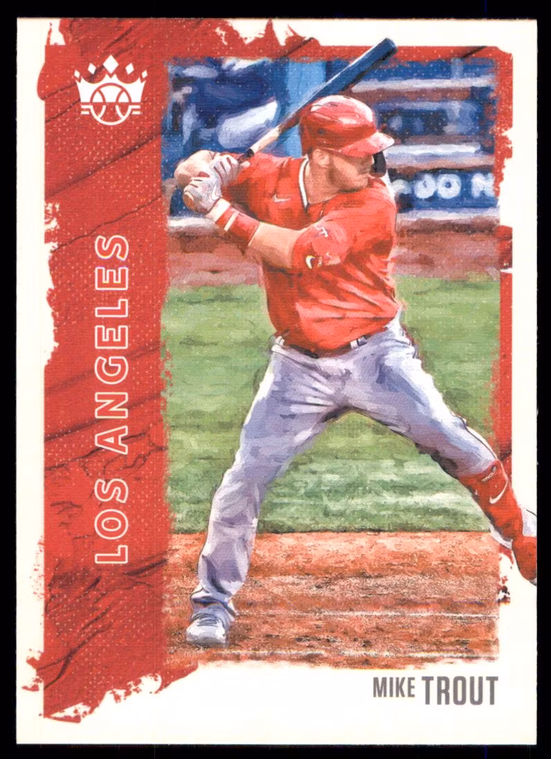 2021 Diamond Kings #83 Mike Trout (15-MM2-MLBANGELS)