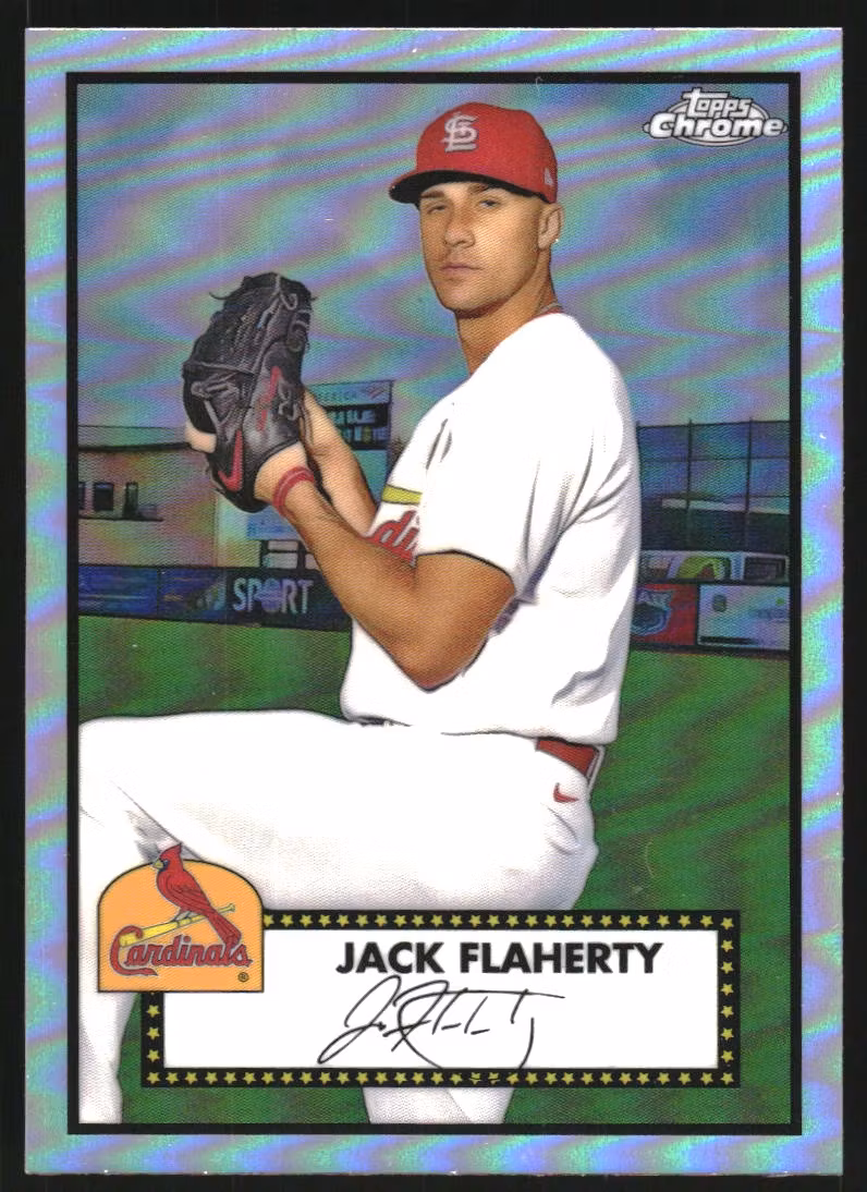 2021 Topps Chrome Platinum Anniversary Refractors #215 Jack Flaherty (15-MM2-MLBCARDINALS)