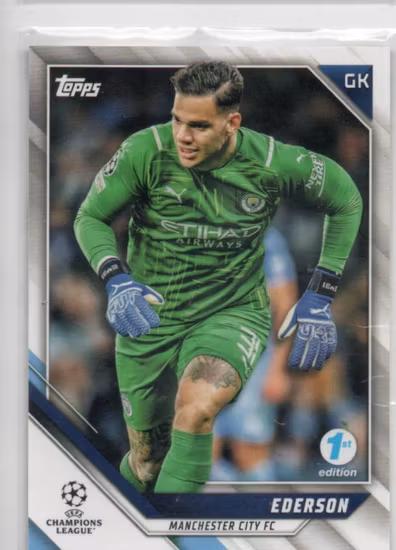 2021-22 Topps UEFA Champions League 1st Edition #57 Ederson (10-MM13-MANCHESTERCITY)