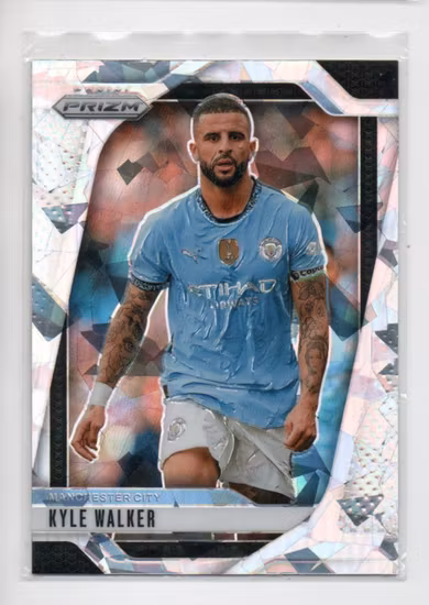 2024-25 Panini Prizm English Premier League Prizms Ice #15 Kyle Walker (20-MM15-MANCHESTERCITY)