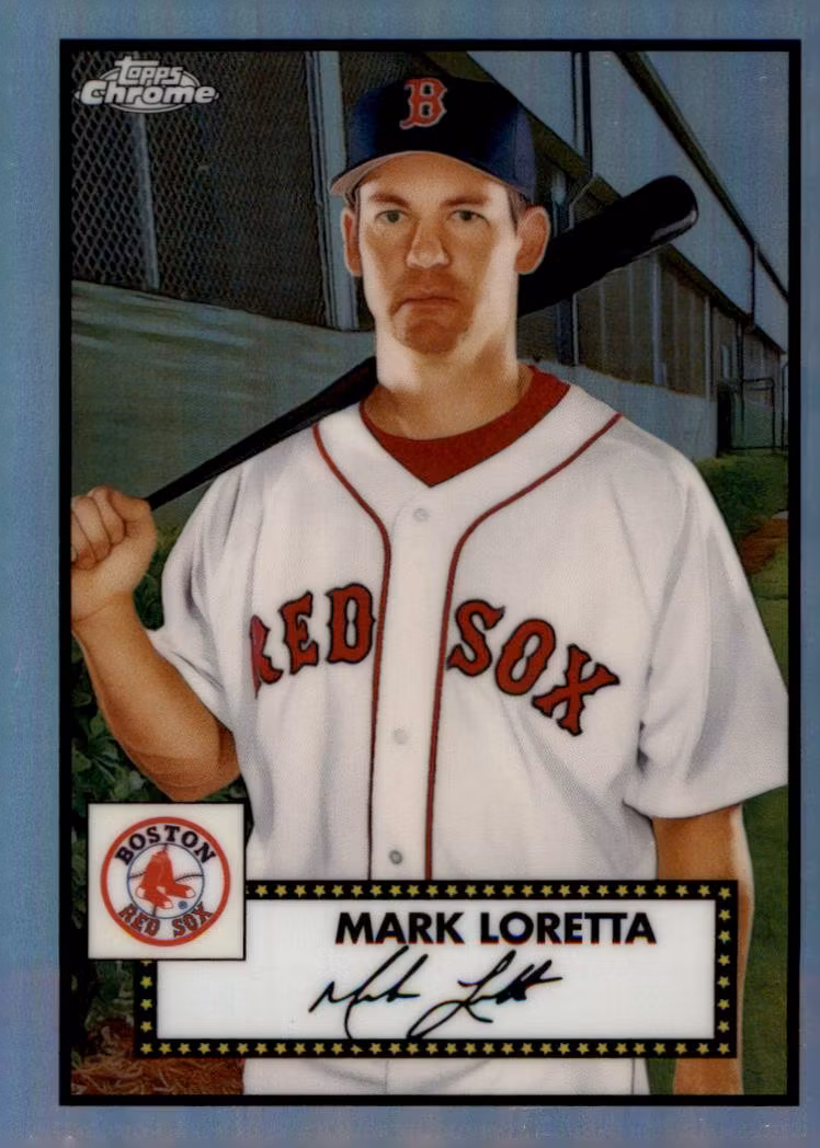 2021 Topps Chrome Platinum Anniversary Refractors #570 Mark Loretta (12-MM2-MLBREDSOX)
