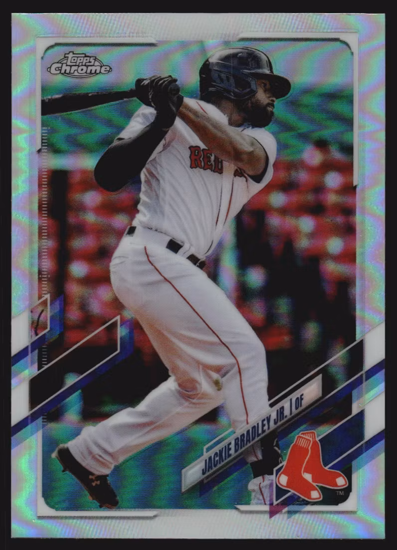 2021 Topps Chrome Refractors #161 Jackie Bradley Jr. (12-MM2-MLBREDSOX)