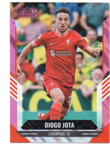 2021-22 Score FIFA Pink Lasers #154 Diogo Jota (200-MM15-LIVERPOOL)