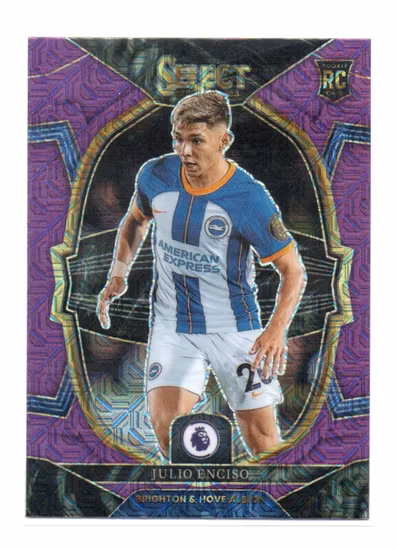 2022-23 Select English Premier League Purple Mojo #23 Julio Enciso (20-MM13-BRIGHTON)