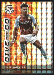 2021-22 Panini Mosaic English Premier League Give and Go Mosaic #13 Ollie Watkins (20-MM9-ASTONVILLA)