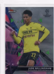 2021-22 Finest UEFA Champions League #77 Jude Bellingham (15-JJ1-SOCCERDORTMUND)