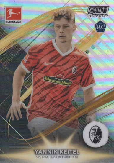 2021-22 Stadium Club Chrome Bundesliga Golden Promises #GPYK Yannik Keitel (15-GG8-FREIBURG)