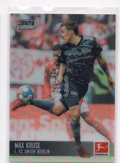 2021-22 Stadium Club Chrome Bundesliga Refractors #11 Max Kruse (10-OO5-UNIONBERLIN)